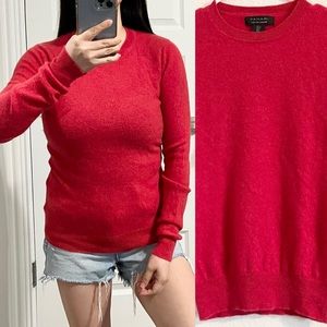 EUC Tahari 2-ply Cashmere Crew neck sweater